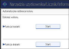 Ilustracja ekranu panela operacyjnego