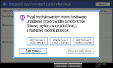 Ilustracja ekranu panela operacyjnego