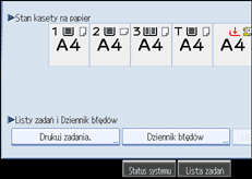 Ilustracja ekranu panela operacyjnego