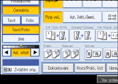 Ilustrace displeje ovl&aacute;dac&iacute;ho panelu