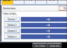 Ilustrace displeje ovl&aacute;dac&iacute;ho panelu
