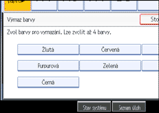 Ilustrace displeje ovl&aacute;dac&iacute;ho panelu