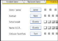 Ilustrace displeje ovl&aacute;dac&iacute;ho panelu