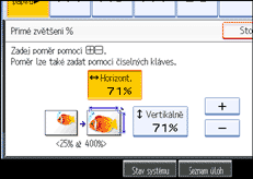 Ilustrace displeje ovl&aacute;dac&iacute;ho panelu