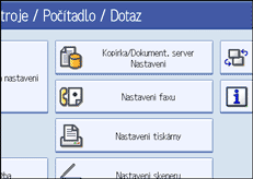 Ilustrace displeje ovl&aacute;dac&iacute;ho panelu