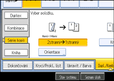 Ilustrace displeje ovl&aacute;dac&iacute;ho panelu