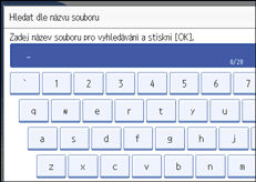 Ilustrace displeje ovl&aacute;dac&iacute;ho panelu