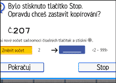 Ilustrace displeje ovl&aacute;dac&iacute;ho panelu