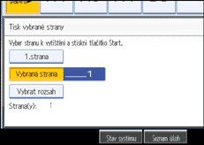 Ilustrace displeje ovl&aacute;dac&iacute;ho panelu