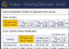 Ilustrace displeje ovl&aacute;dac&iacute;ho panelu