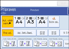 Ilustrace displeje ovl&aacute;dac&iacute;ho panelu