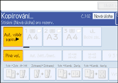 Ilustrace displeje ovl&aacute;dac&iacute;ho panelu