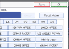 Ilustrace displeje ovl&aacute;dac&iacute;ho panelu