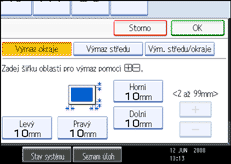Ilustrace displeje ovl&aacute;dac&iacute;ho panelu