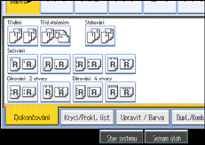 Ilustrace displeje ovl&aacute;dac&iacute;ho panelu