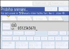 Ilustrace displeje ovládacího panelu