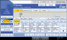 Ilustrace displeje ovládacího panelu