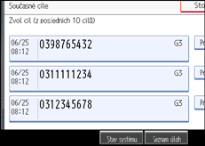 Ilustrace displeje ovl&aacute;dac&iacute;ho panelu