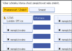 Ilustrace displeje ovl&aacute;dac&iacute;ho panelu