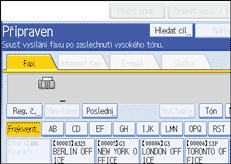 Ilustrace displeje ovl&aacute;dac&iacute;ho panelu