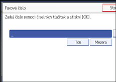 Ilustrace displeje ovl&aacute;dac&iacute;ho panelu