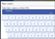 Ilustrace displeje ovl&aacute;dac&iacute;ho panelu