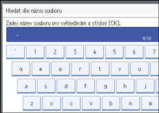 Ilustrace displeje ovl&aacute;dac&iacute;ho panelu