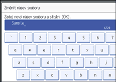 Ilustrace displeje ovl&aacute;dac&iacute;ho panelu