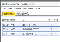 Ilustrace displeje ovl&aacute;dac&iacute;ho panelu