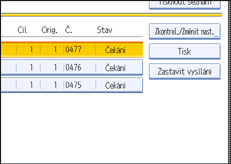 Ilustrace displeje ovl&aacute;dac&iacute;ho panelu