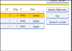Ilustrace displeje ovl&aacute;dac&iacute;ho panelu