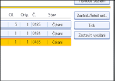 Ilustrace displeje ovl&aacute;dac&iacute;ho panelu
