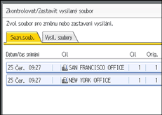 Ilustrace displeje ovl&aacute;dac&iacute;ho panelu