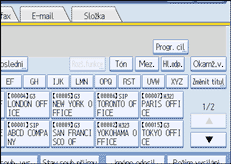 Ilustrace displeje ovl&aacute;dac&iacute;ho panelu