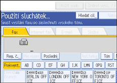 Ilustrace displeje ovl&aacute;dac&iacute;ho panelu