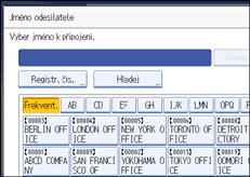 Ilustrace displeje ovládacího panelu