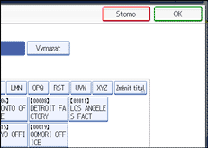 Ilustrace displeje ovládacího panelu