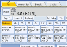 Ilustrace displeje ovl&aacute;dac&iacute;ho panelu