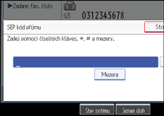Ilustrace displeje ovl&aacute;dac&iacute;ho panelu