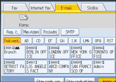 Ilustrace displeje ovl&aacute;dac&iacute;ho panelu