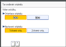 Ilustrace displeje ovl&aacute;dac&iacute;ho panelu