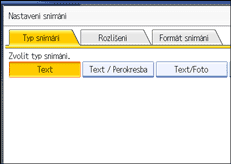Ilustrace displeje ovl&aacute;dac&iacute;ho panelu