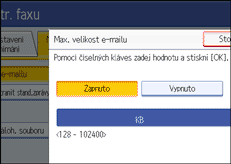 Ilustrace displeje ovl&aacute;dac&iacute;ho panelu