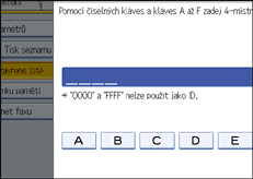 Ilustrace displeje ovl&aacute;dac&iacute;ho panelu
