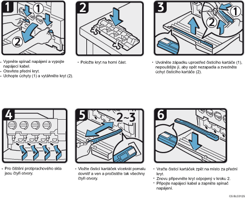 Obr&aacute;zek prachot�sn&eacute; sklen�n&eacute; desky s �&iacute;slovan&yacute;mi popisy
