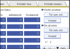Obr&aacute;zek displeje ovl&aacute;dac&iacute;ho panelu