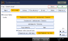 obr&aacute;zek displeje ovl&aacute;dac&iacute;ho panelu