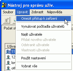 Obr&aacute;zek obrazovky aplikace