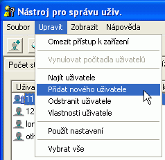 Obr&aacute;zek obrazovky aplikace