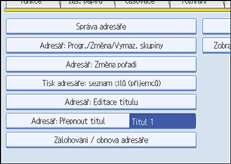 obr&aacute;zek obrazovky ovl&aacute;dac&iacute;ho panelu